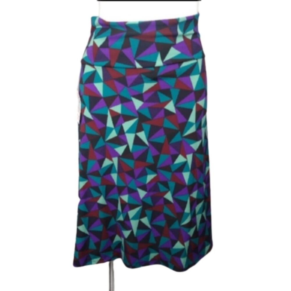 Lularoe Azure geometric print skirt size XS NWT